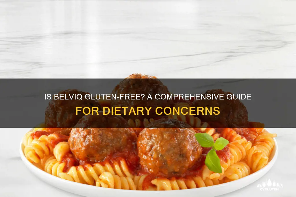 is belviq gluten free
