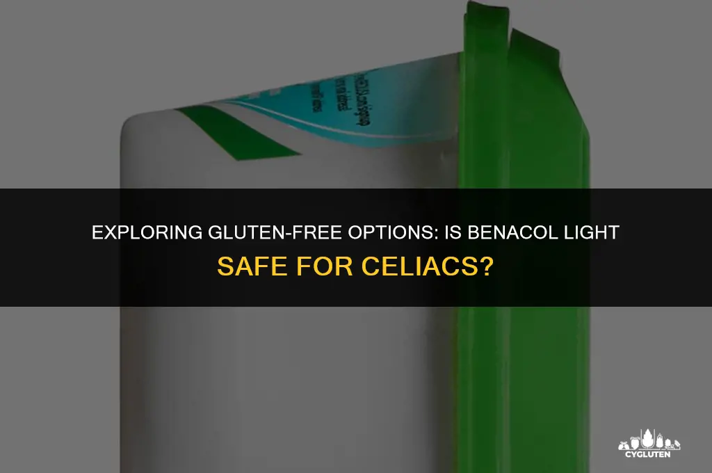 is benacol light gluten free