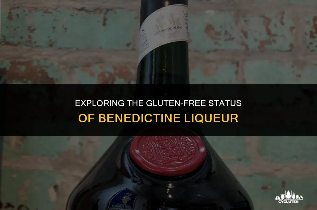 is benedictine liqueur gluten free
