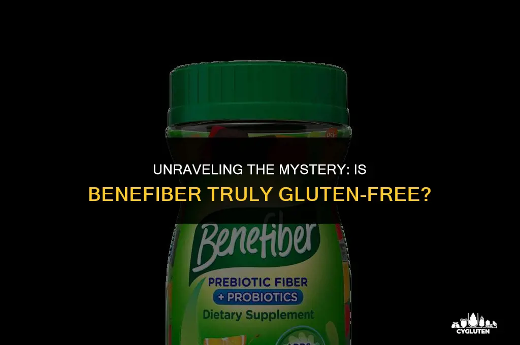 is benefiber really gluten free