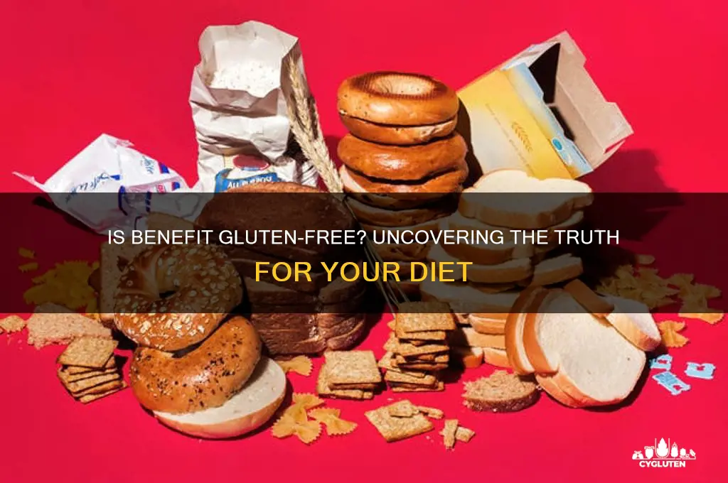 is benefit gluten free