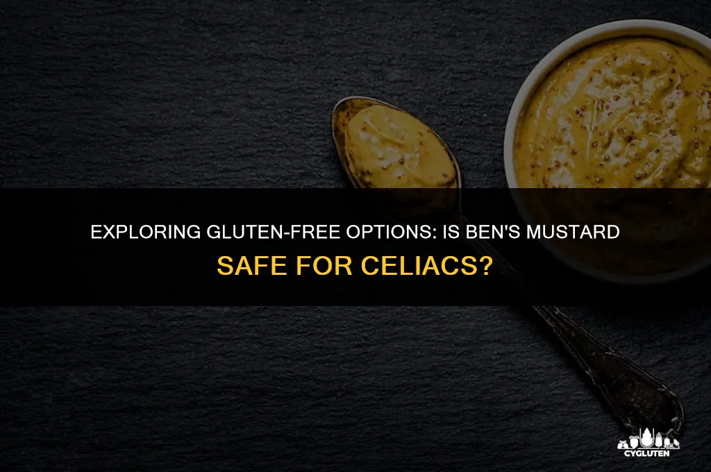 is bens mustard gluten free