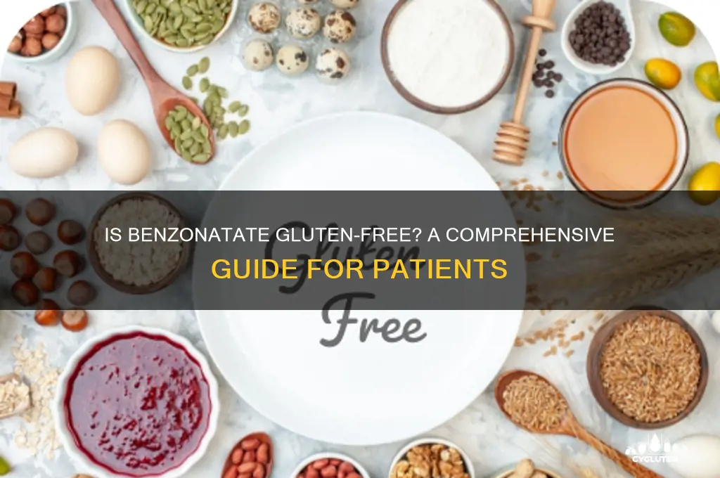 is benzonatate gluten free