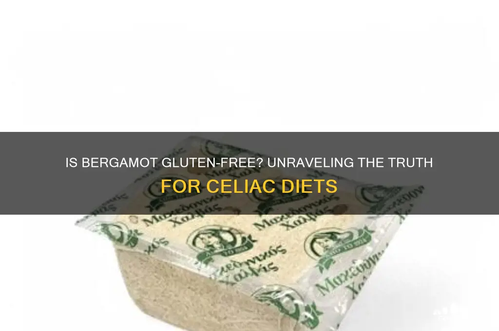 is bergamot gluten free