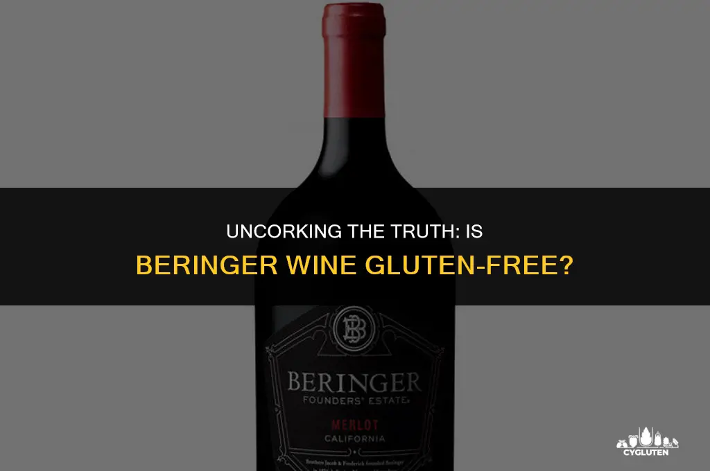 is beringer wine gluten free