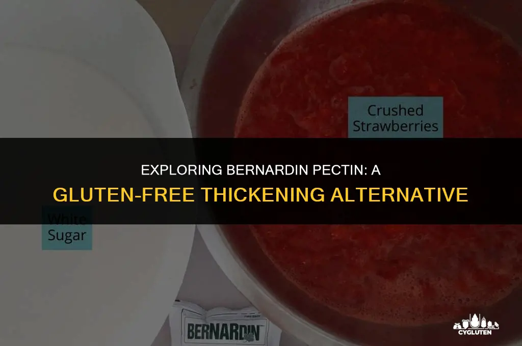 is bernardin pectin gluten free