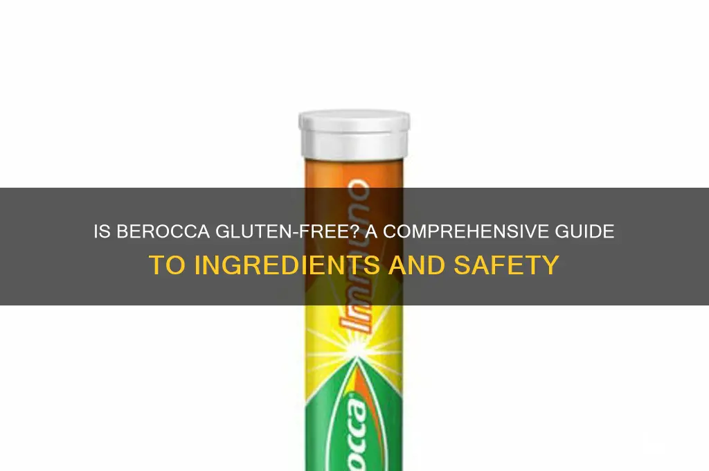 is berocca gluten free