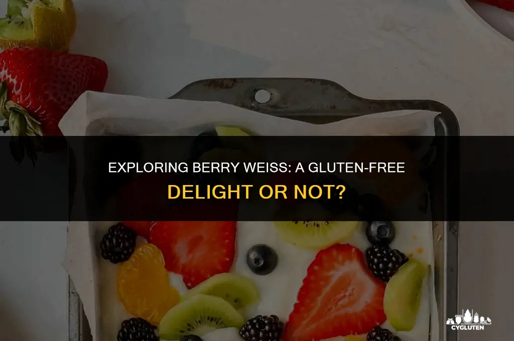 is berry weiss gluten free