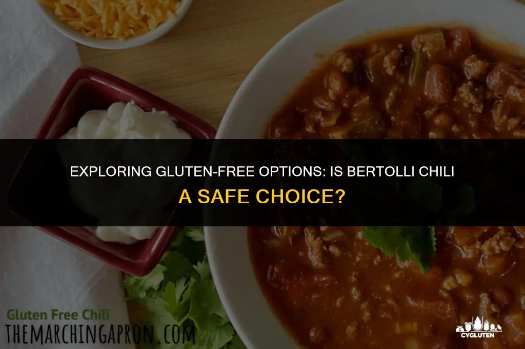 is bert chili gluten free