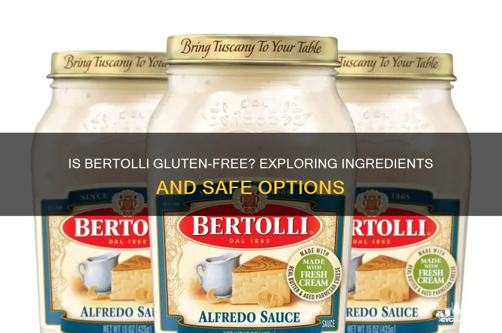 is bertolli gluten free