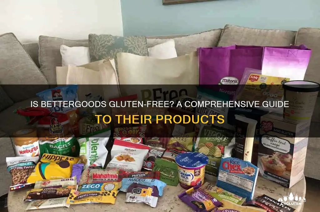 is bettergoods gluten free