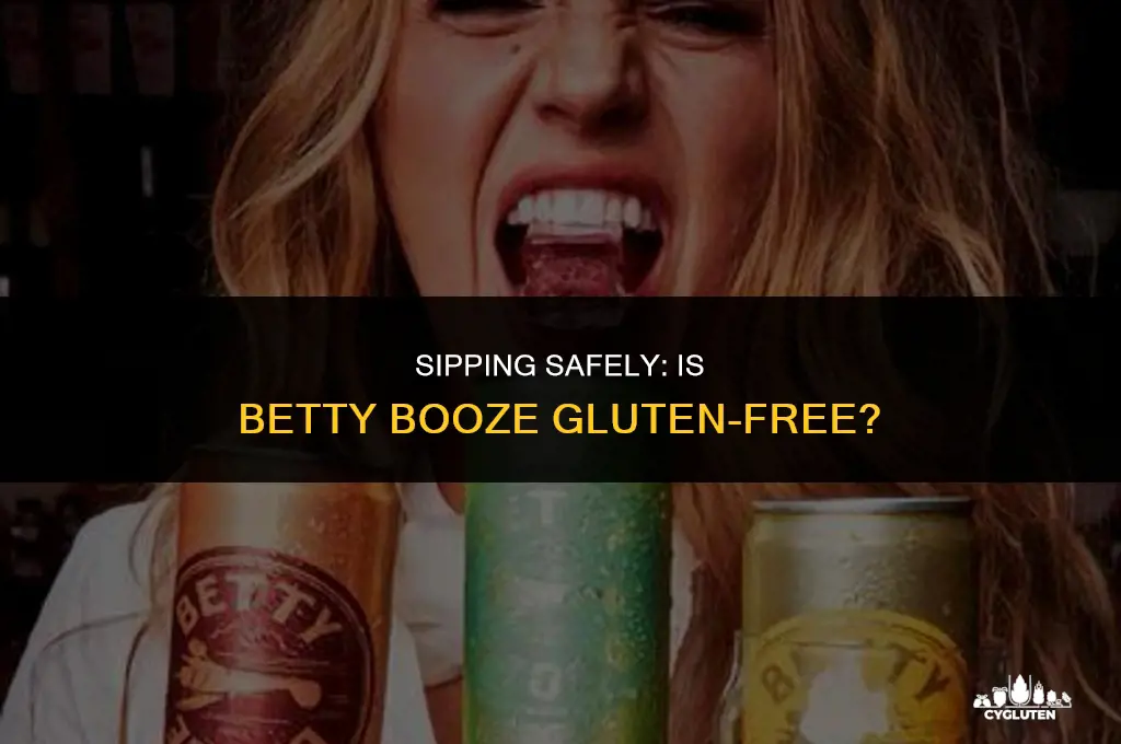 is betty booze gluten free