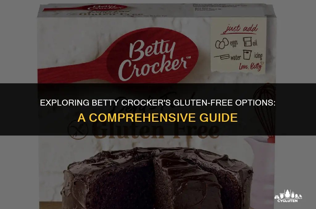 is betty crocker gluten free