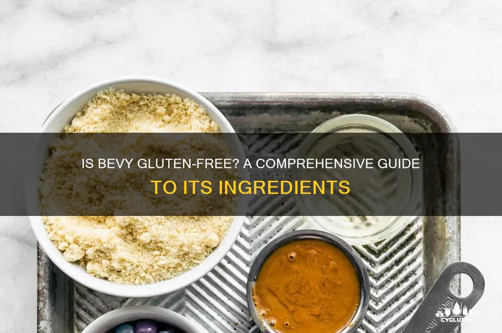 is bevy gluten free
