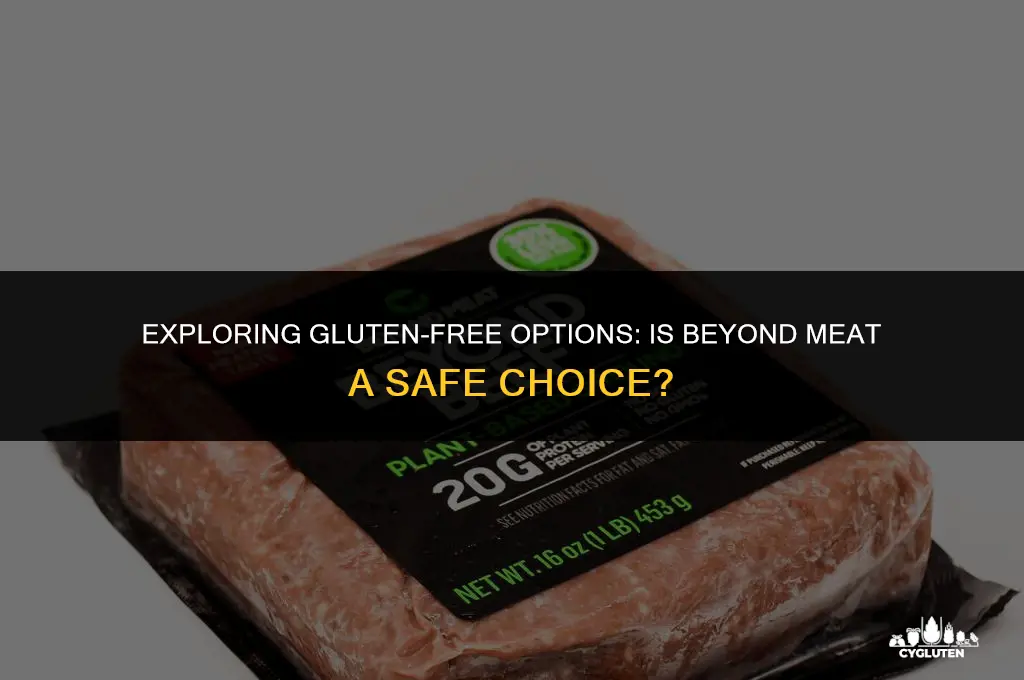 is beyone meat gluten free