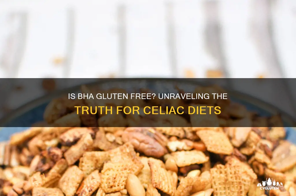 is bha gluten free