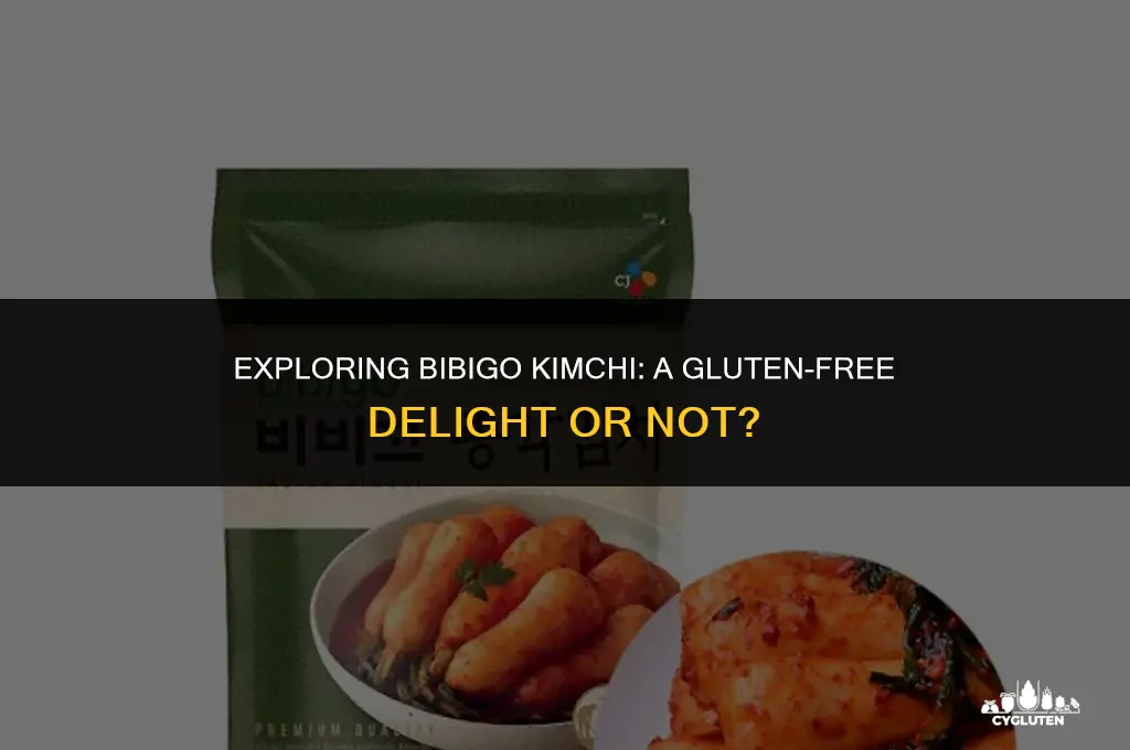 is bibigo kimchi gluten free