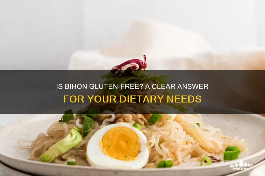 is bihon gluten free