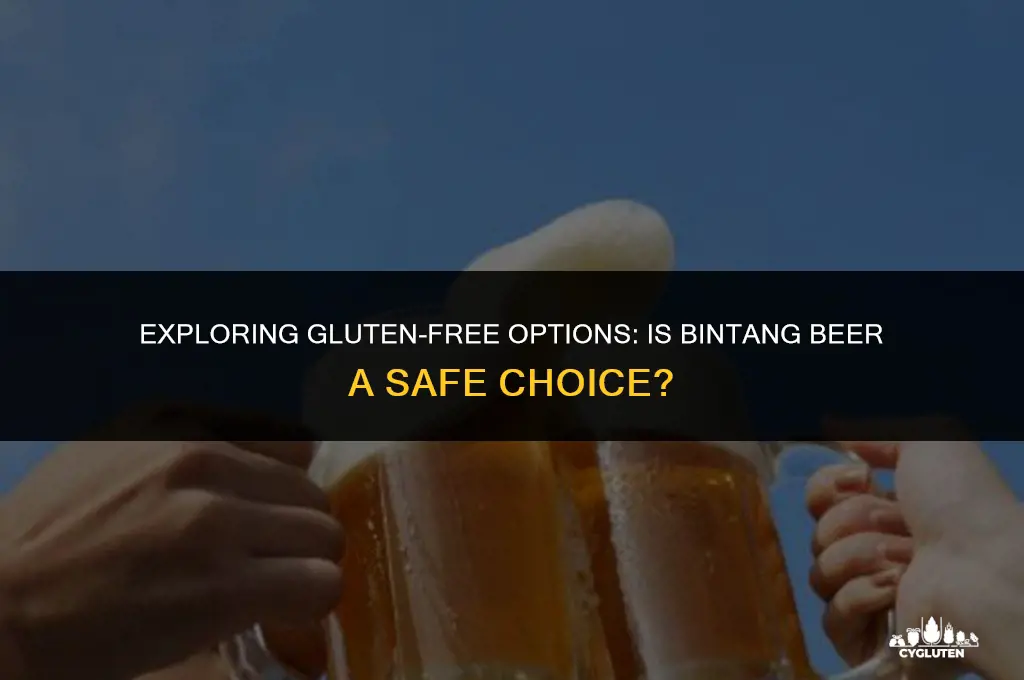 is bintang beer gluten free