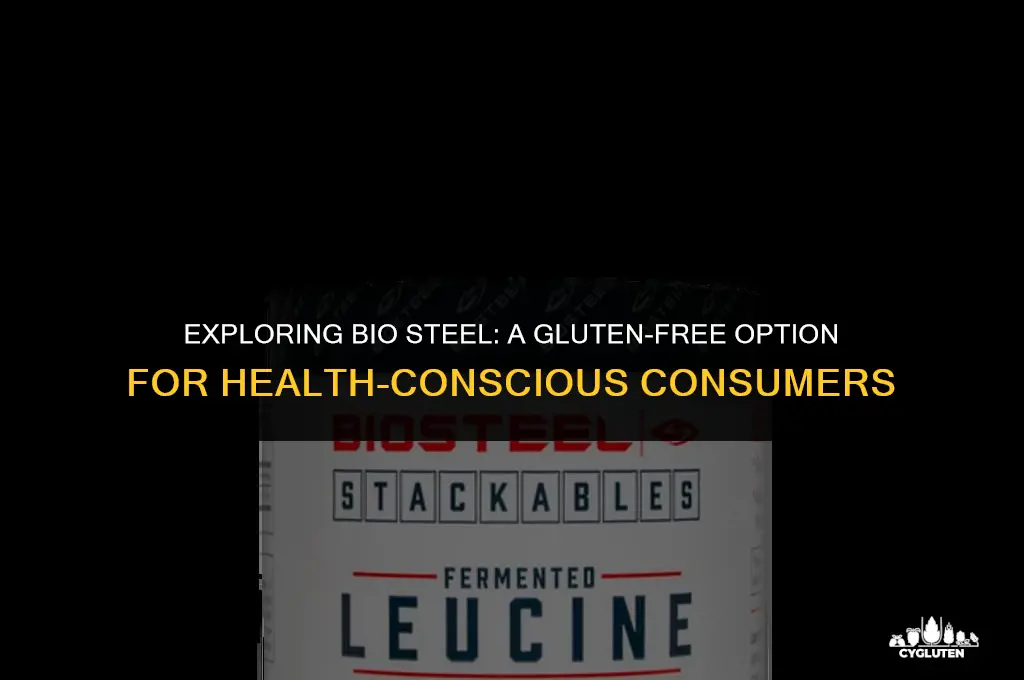 is bio steel gluten free