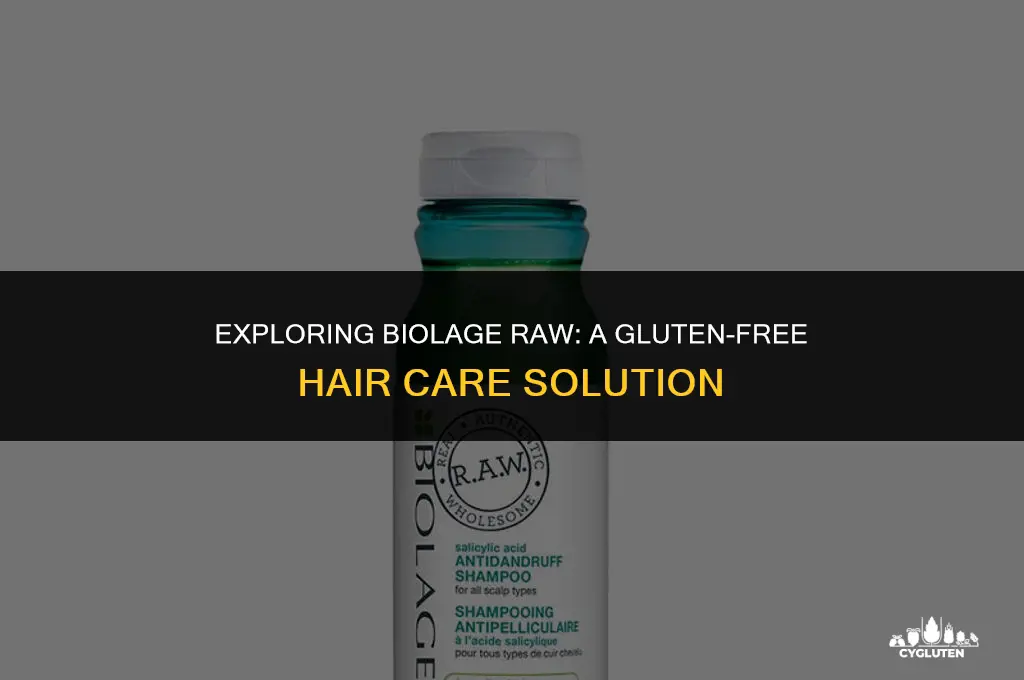 is biolage raw gluten free