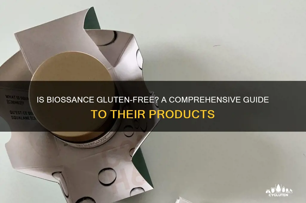 is biossance gluten free