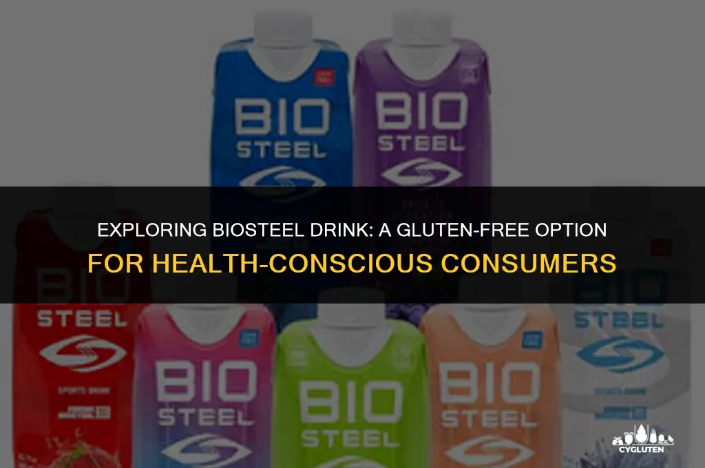 is biosteel drink gluten free