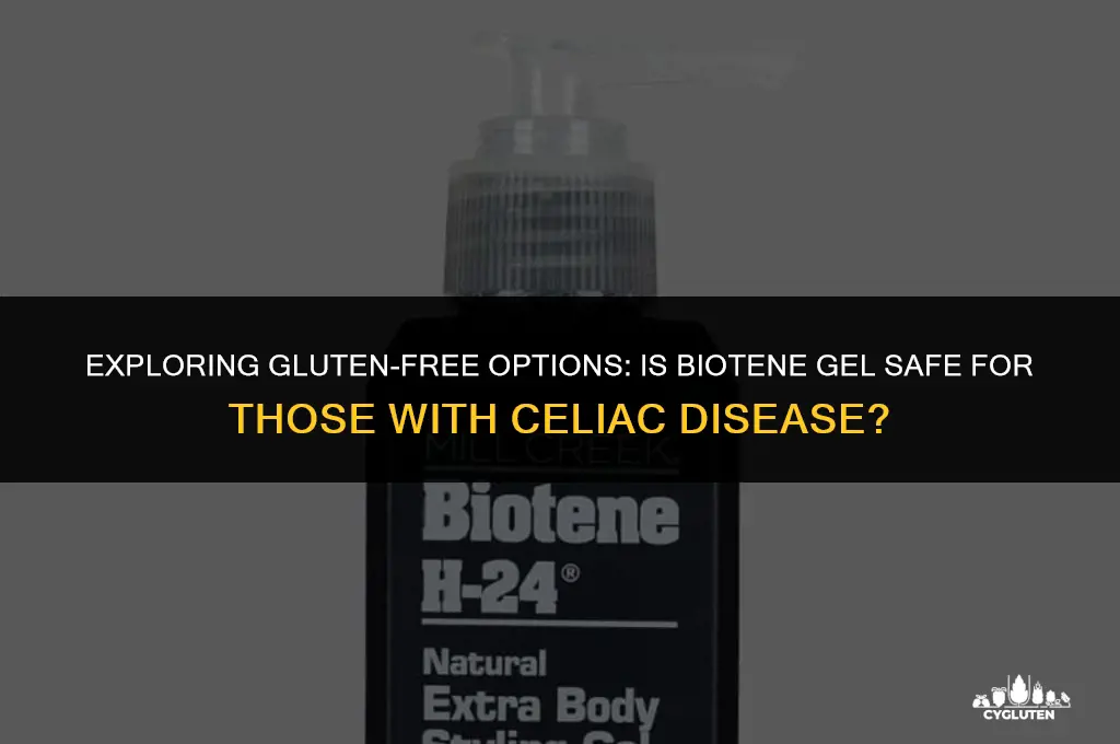 is biotene gel gluten free