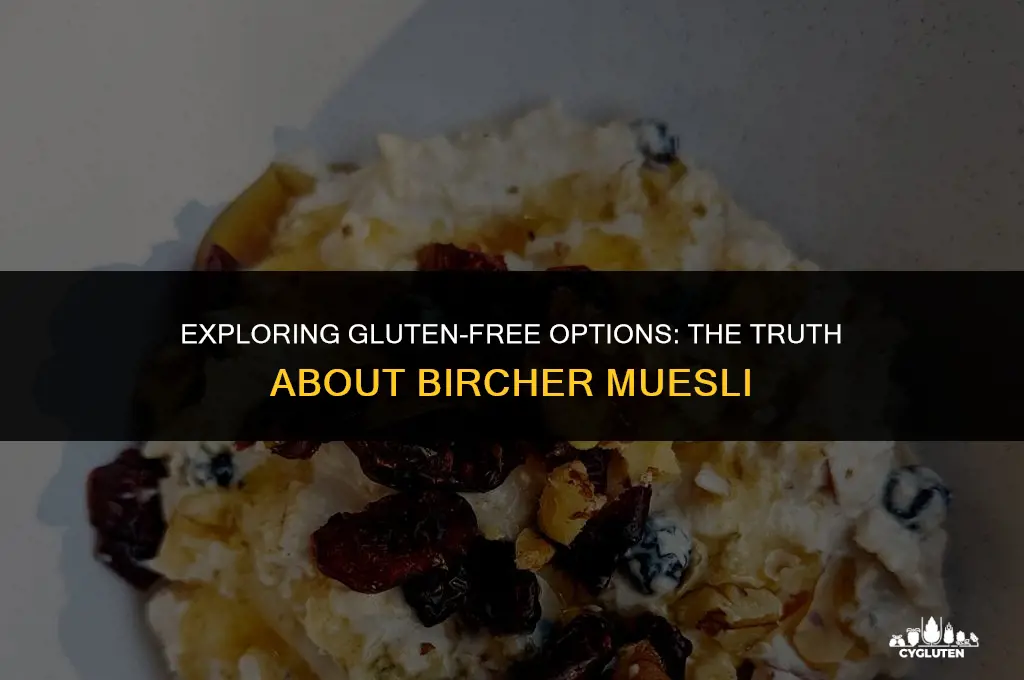 is bircher muesli gluten free