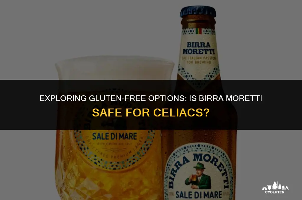 is birra moretti gluten free