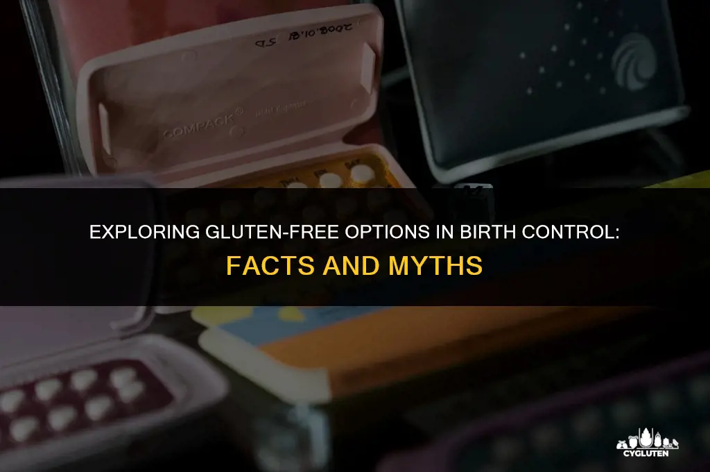 is birth control gluten free