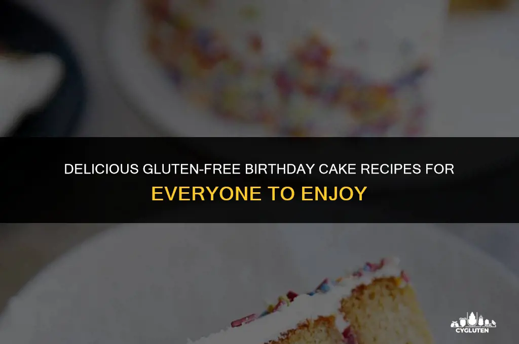 is birthday cake gluten free