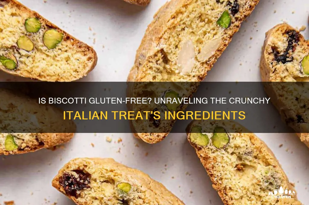 is biscotti gluten free