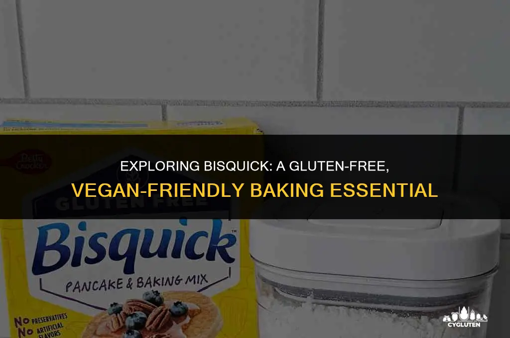 is bisquick gluten free vegan