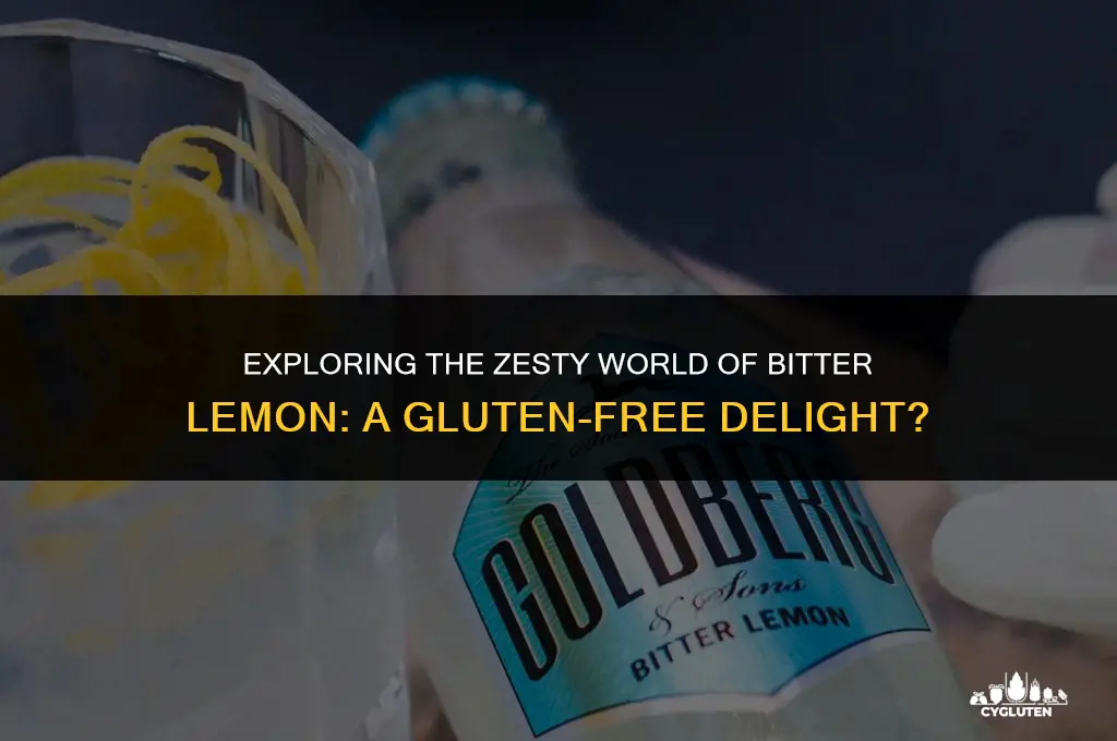 is bitter lemon gluten free