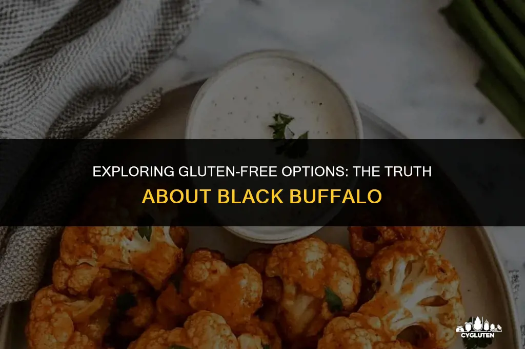 is black buffalo gluten free
