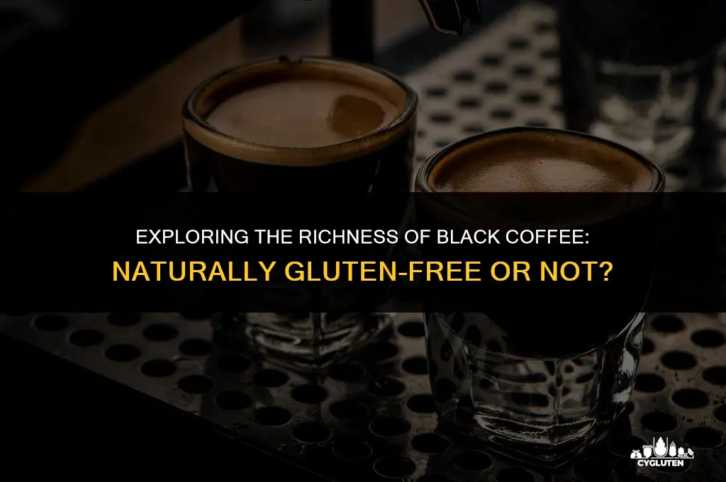 is black coffee gluten free
