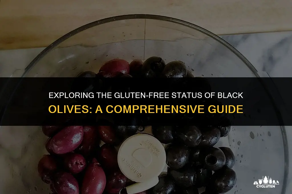 is black olives gluten free