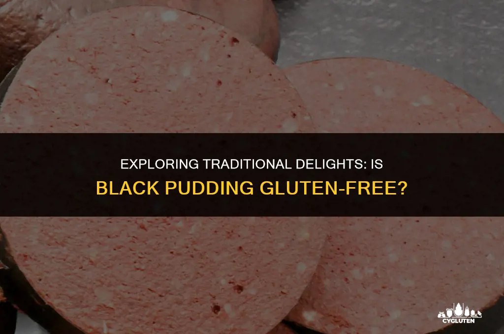 is black pudding gluten free