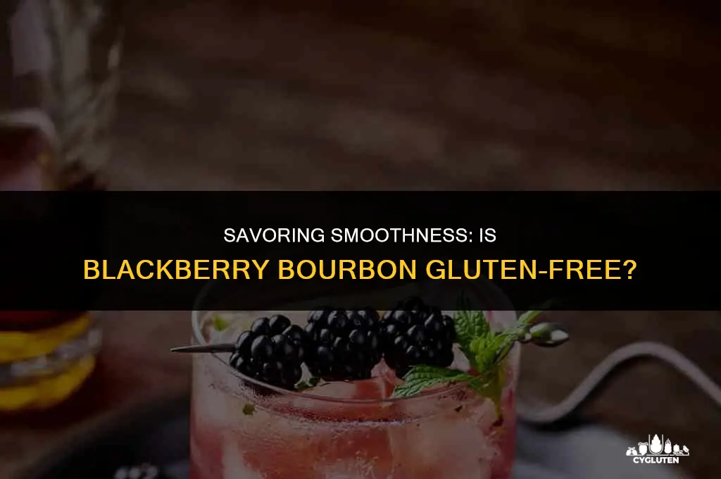 is blackberry bourbon gluten free