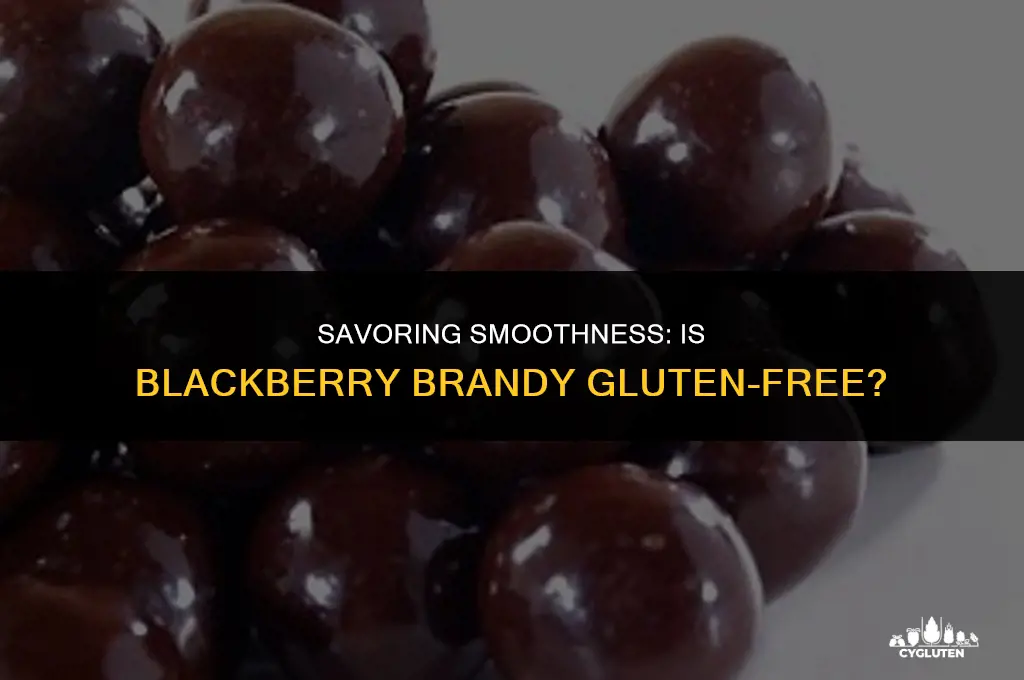 is blackberry brandy gluten free