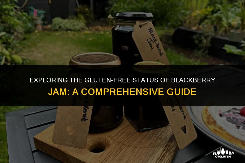 is blackberry jam gluten free