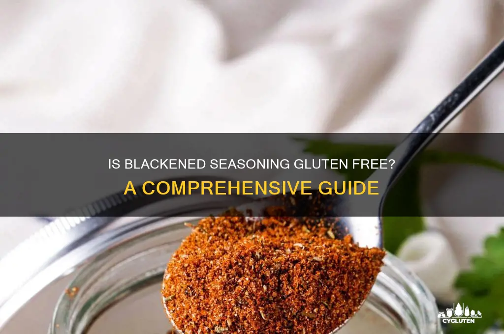 is blackened seasoning gluten free