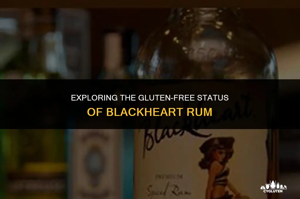 is blackheart rum gluten free