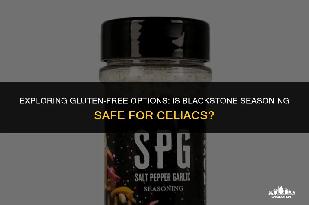 is blackstone seasoning gluten free