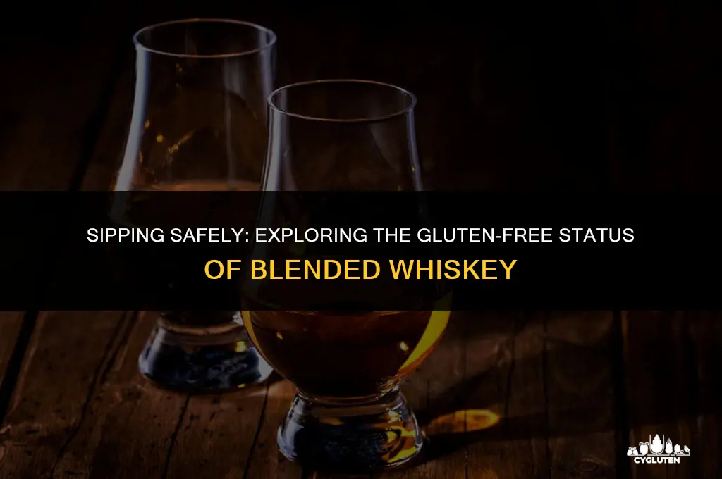 is blended whiskey gluten free