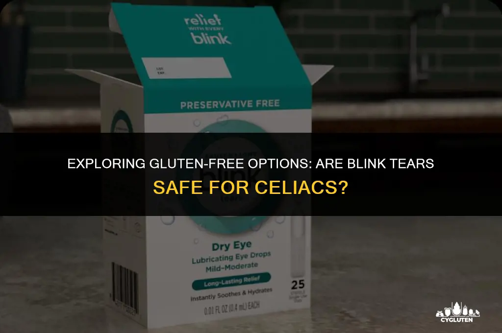 is blink tears gluten free