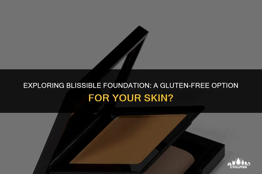 is blissible foundation gluten free