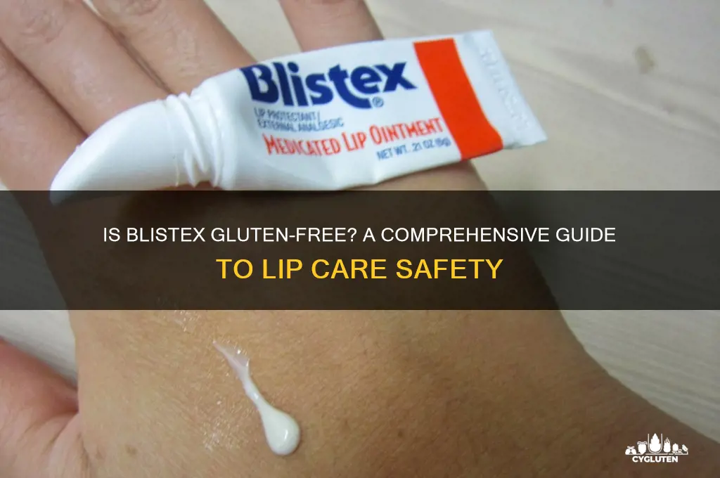 is blistex gluten-free