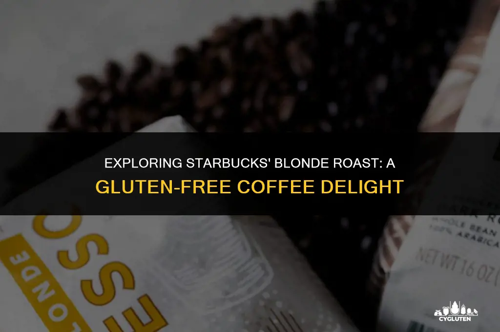 is blonde starbucks gluten free